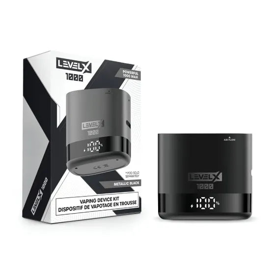 levelx_1000-device_jan2024_render-fam_20mg_metallicblack_1 Level X Boost G2 Device Kit - Image 1